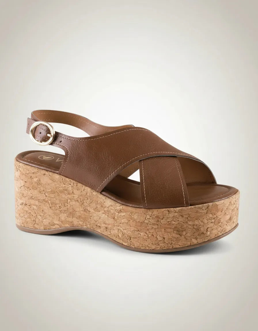 Sandalia Anabela 907022 Napa Destroyer Sella