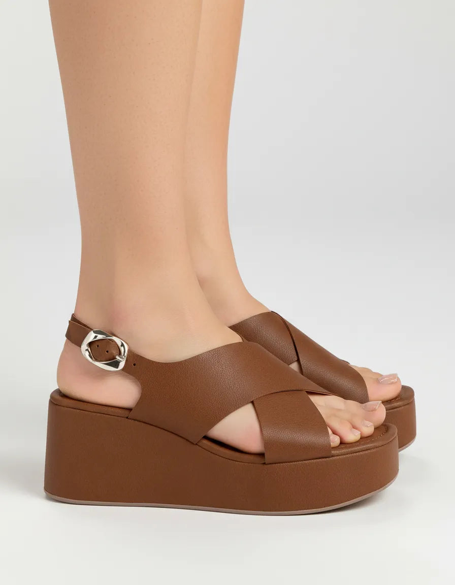 Sandalia Anabela 639034 Napa Destroyer Sella