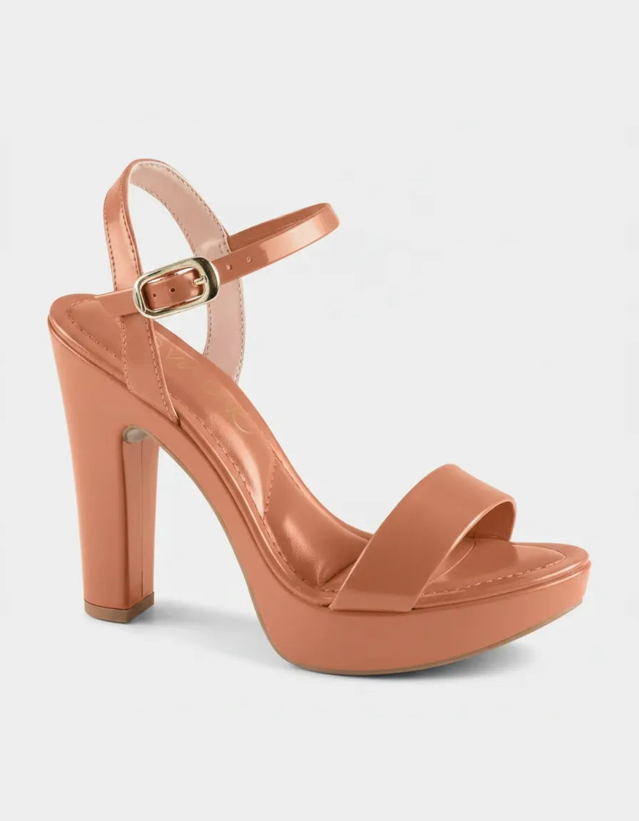 Sandalia Salto Alto 311049 Rock Blush