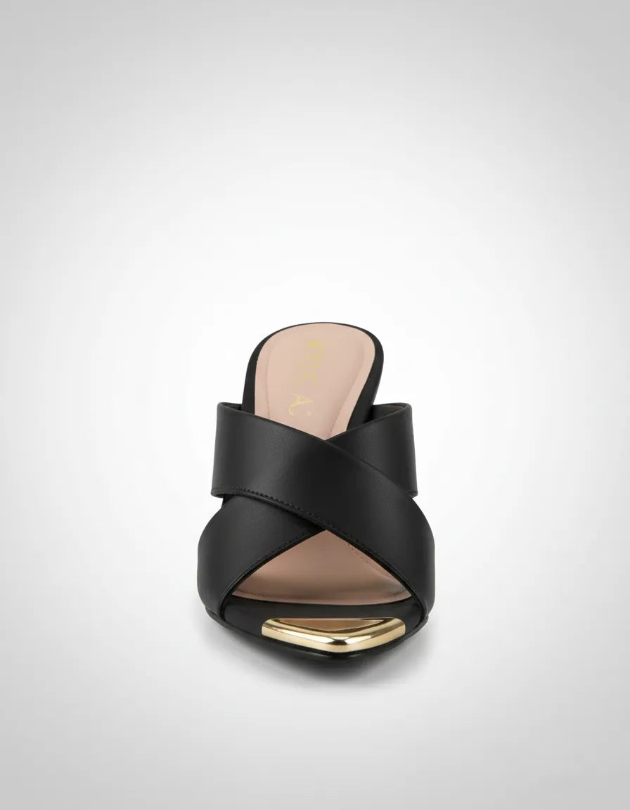 Tamanco Alto 919023 Napa Rock Preto