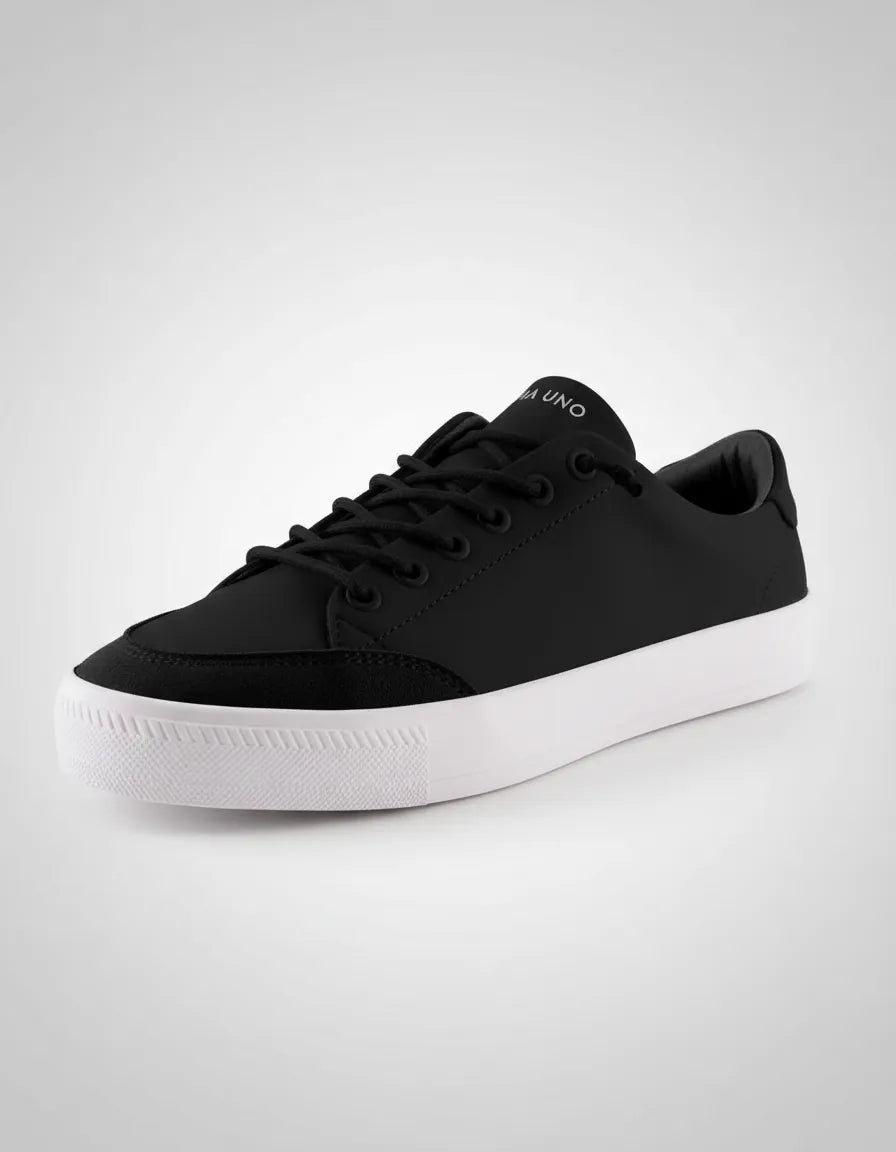 Tênis Feminino Via Uno 1036006 Tec Preto