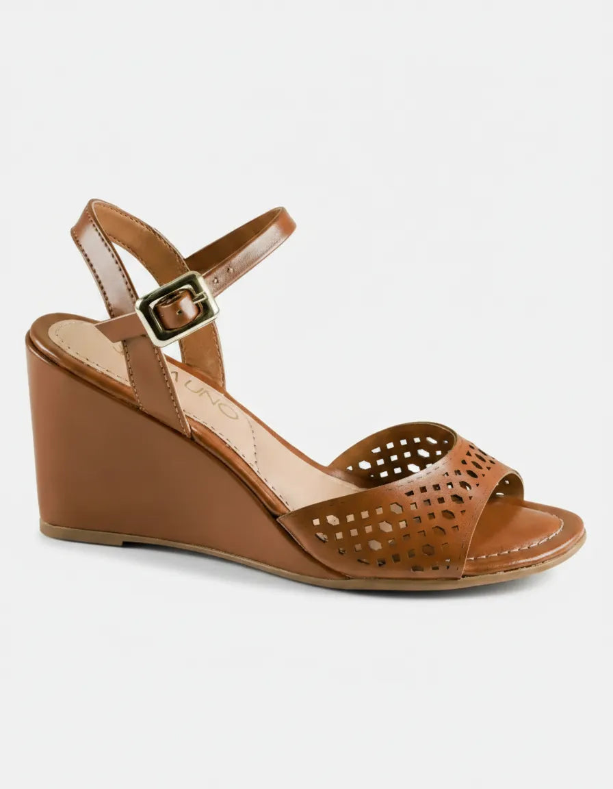 Sandalia Salto Alto 975015 Napa Rock Caramelo