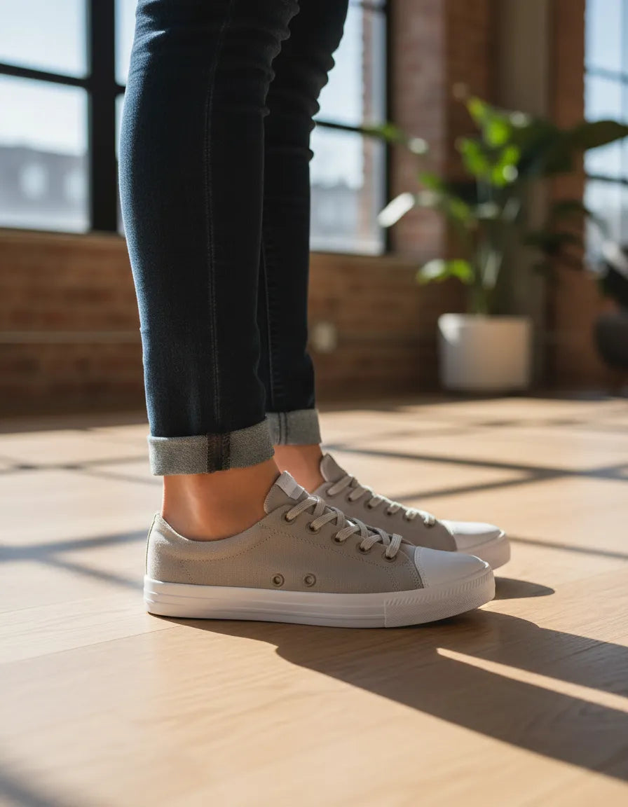 Tênis Feminino Via Uno 1036004 Tecido Chino