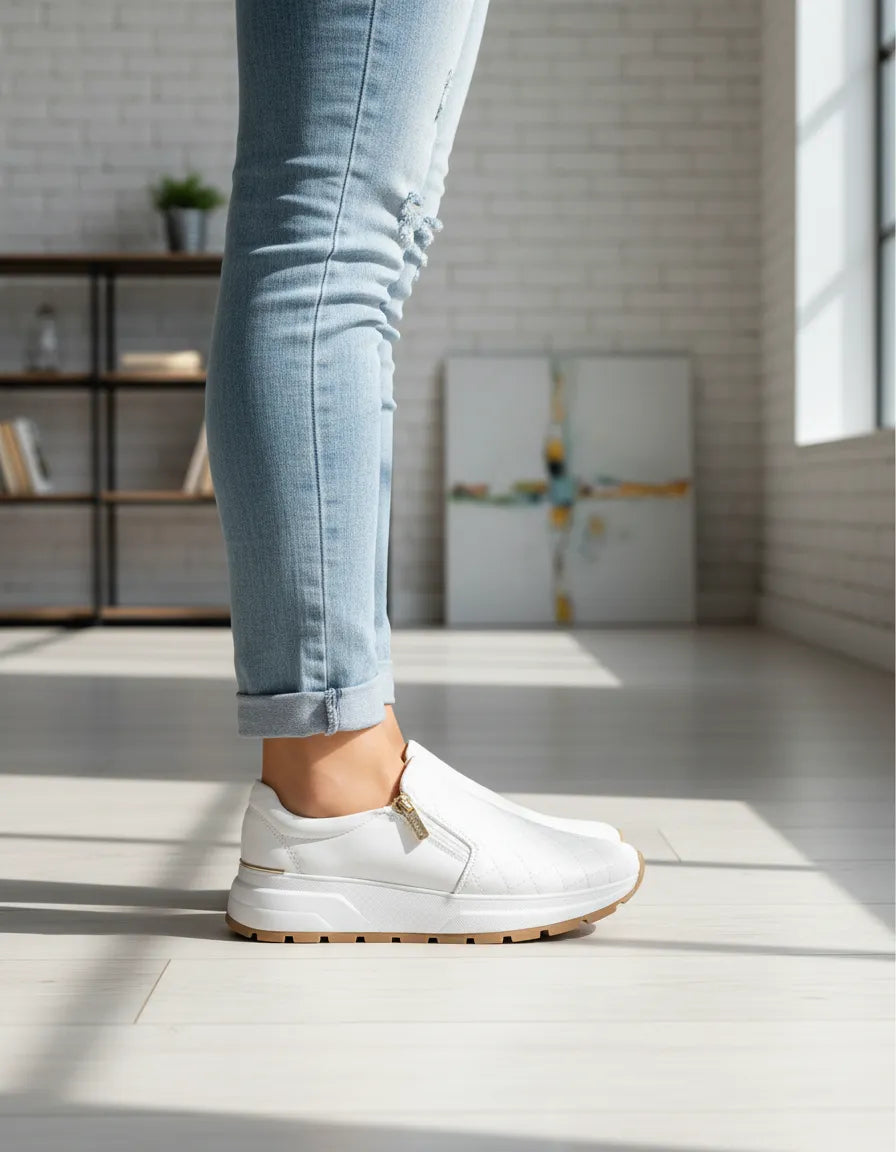 Tenis 990007 Mestiço Branco