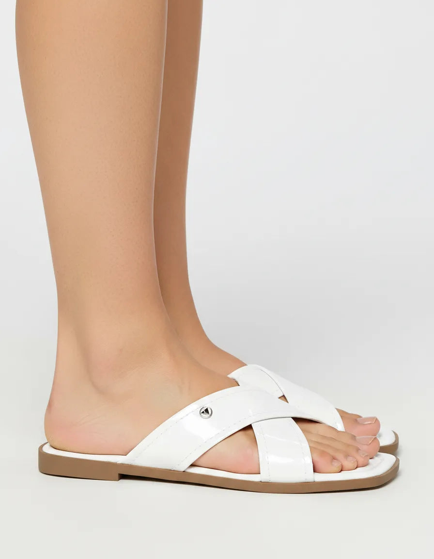 Sandalia Flat 948097 Napa Rock Off White