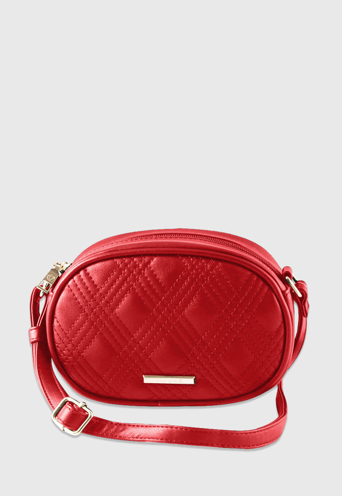 Bolsa Tiracolo VU2576 cor Vermelho Metalassê