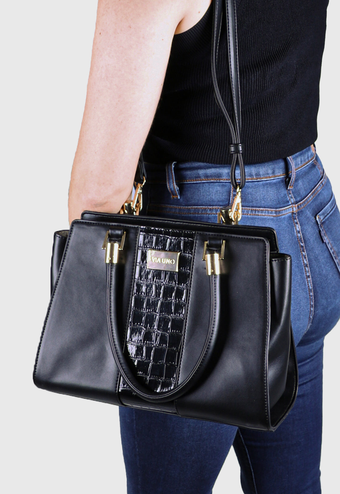 Bolsa Tote VU2587 cor Preto