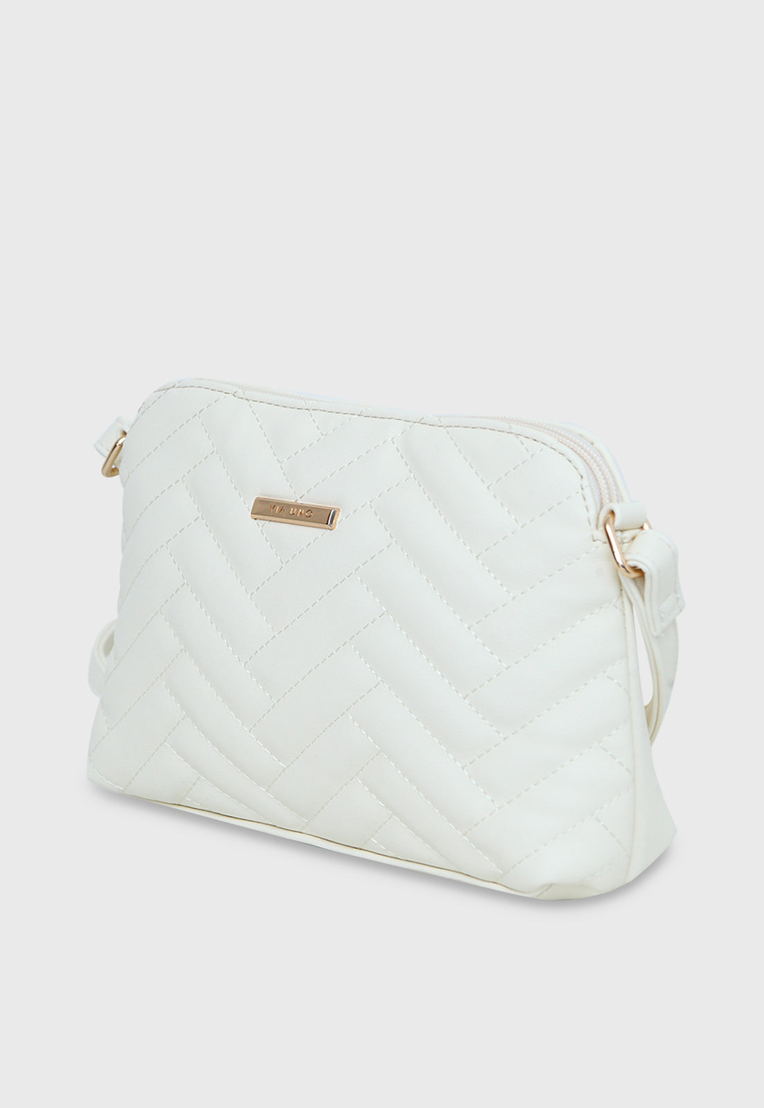 Bolsa Tiracolo RV-VU2578 cor Off White Matelassê