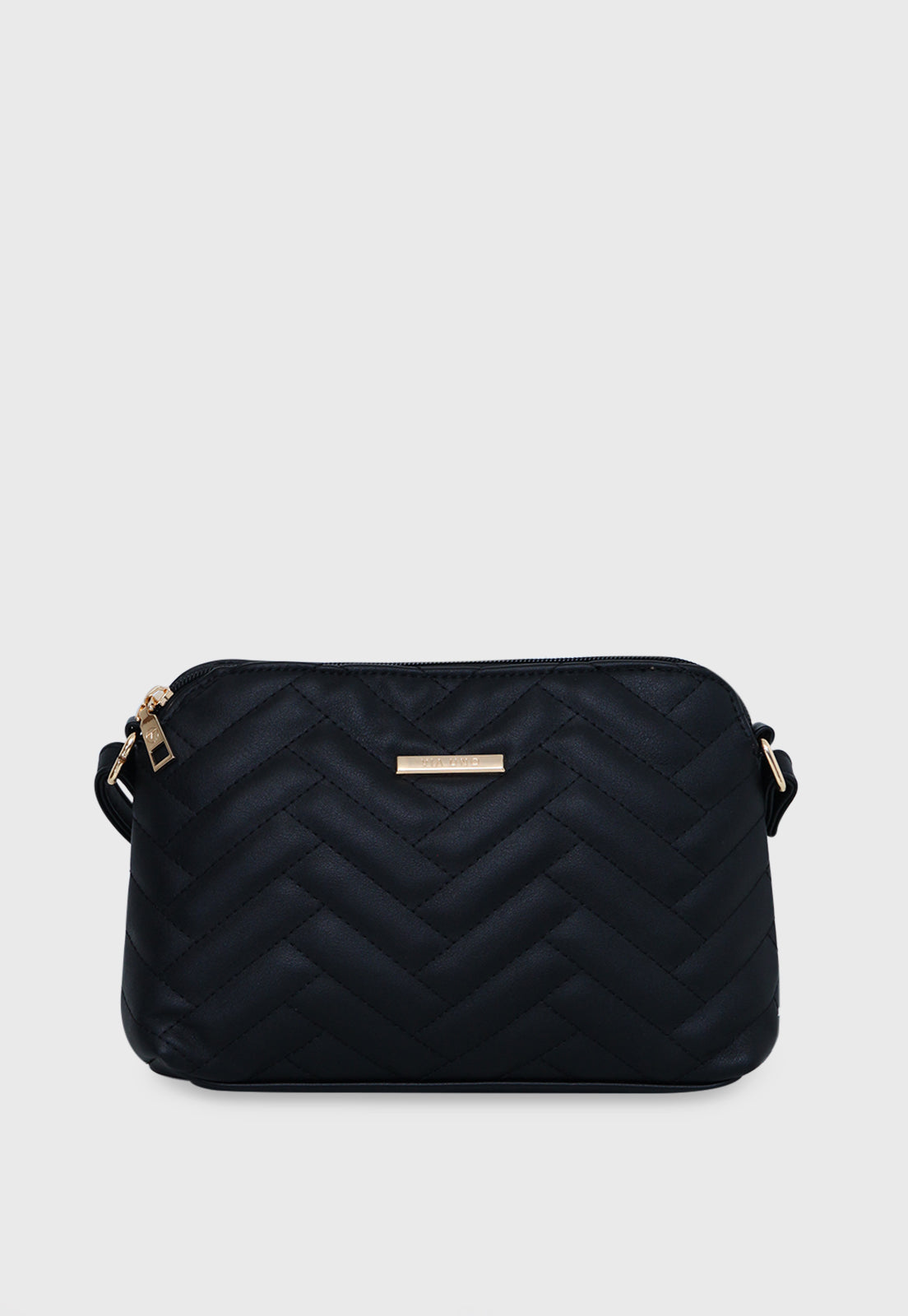Bolsa Tiracolo RV-VU2578 cor Preto Matelassê