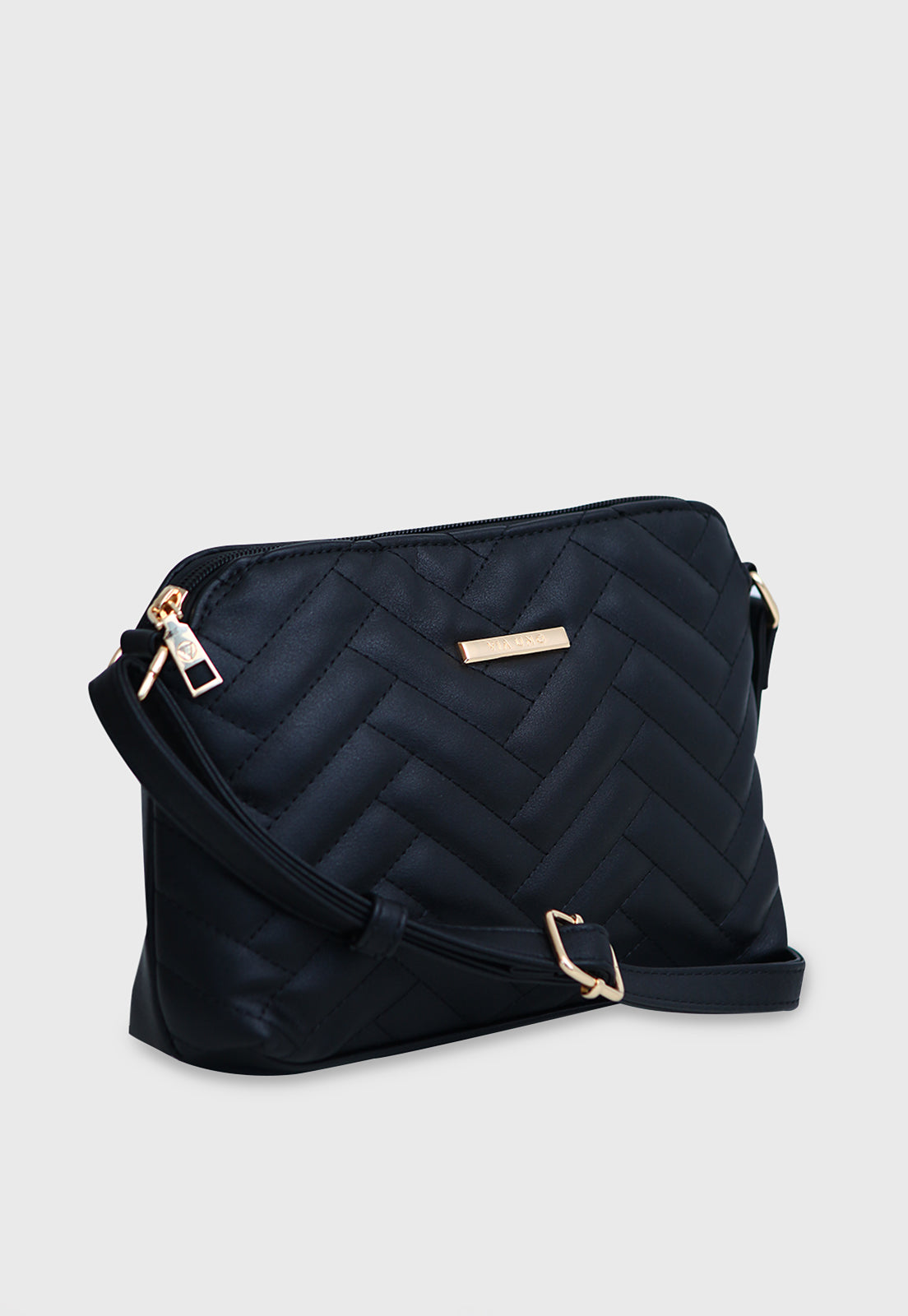 Bolsa Tiracolo RV-VU2578 cor Preto Matelassê