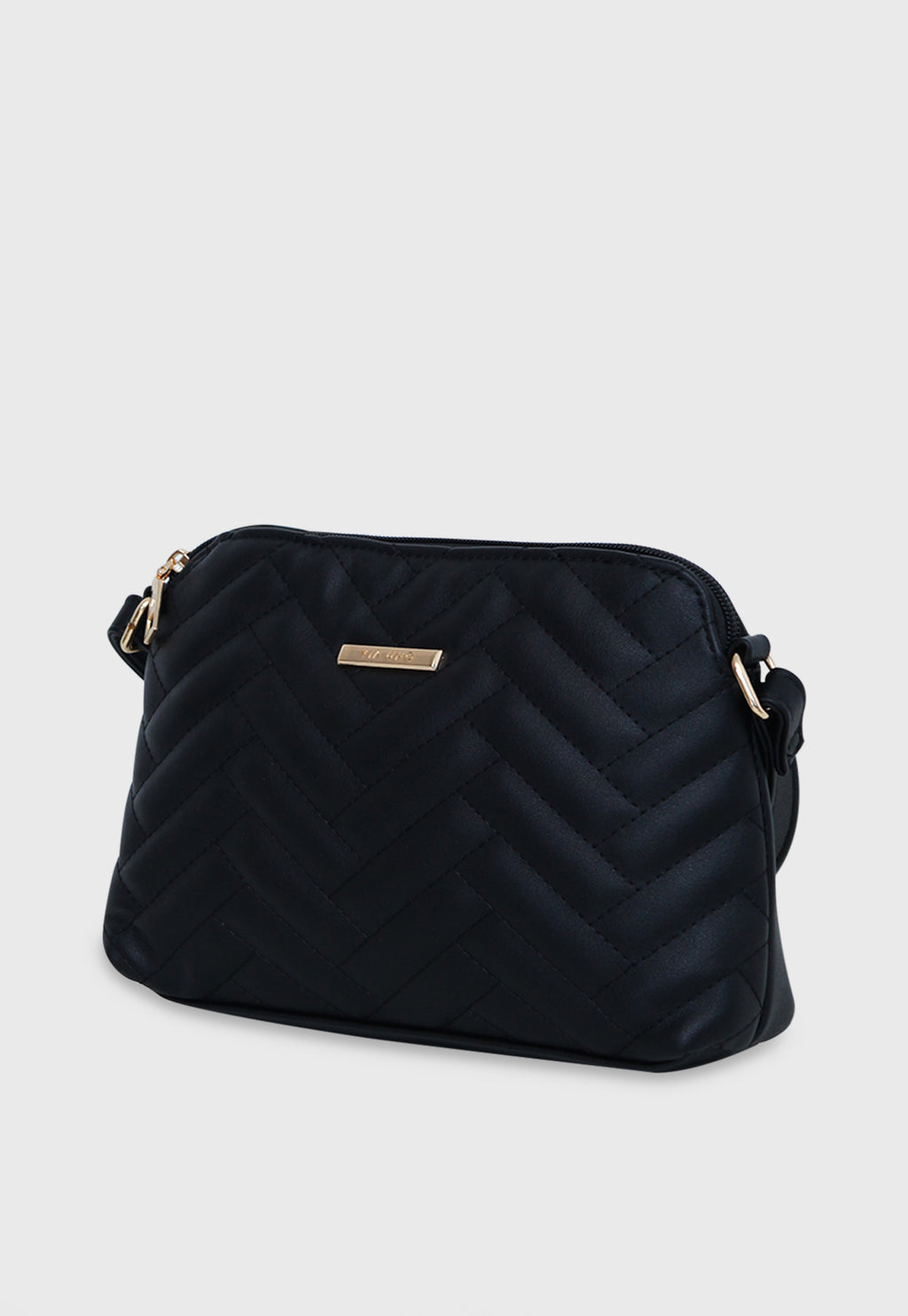 Bolsa Tiracolo RV-VU2578 cor Preto Matelassê