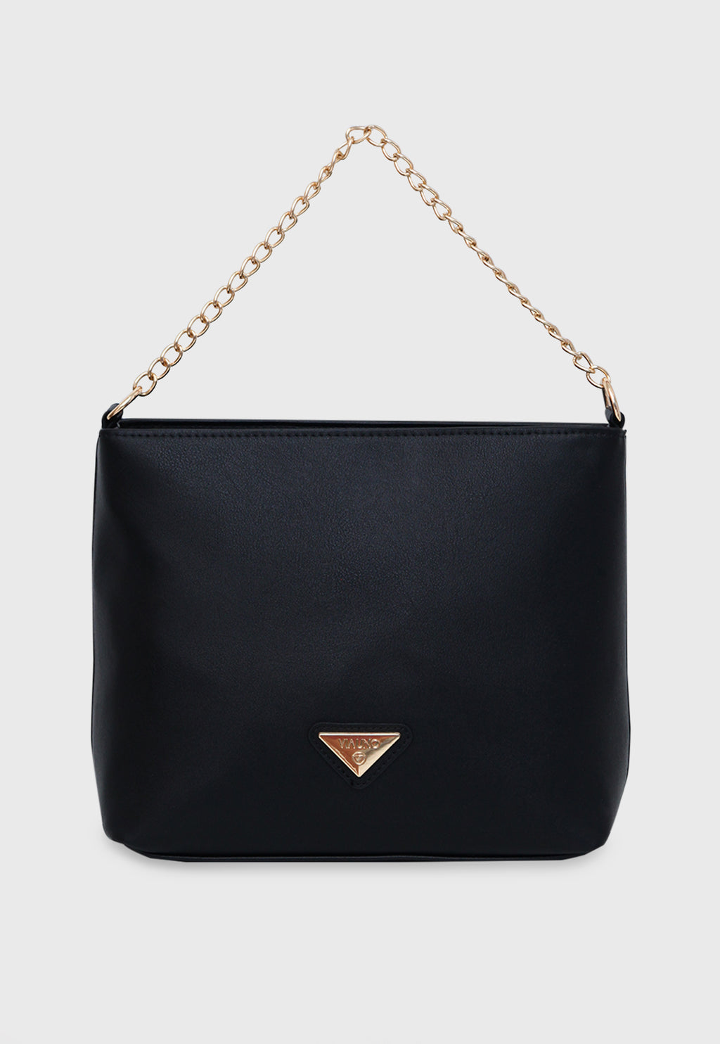 Bolsa Transversal RV-VU2579 cor Preto com Corrente