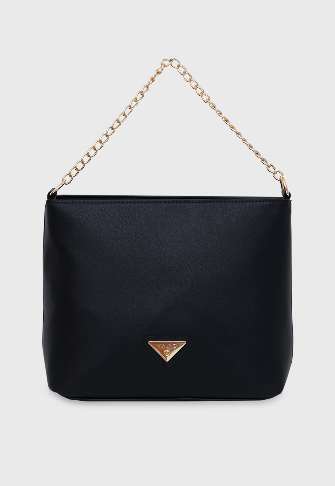 Bolsa Transversal RV-VU2579 cor Preto com Corrente