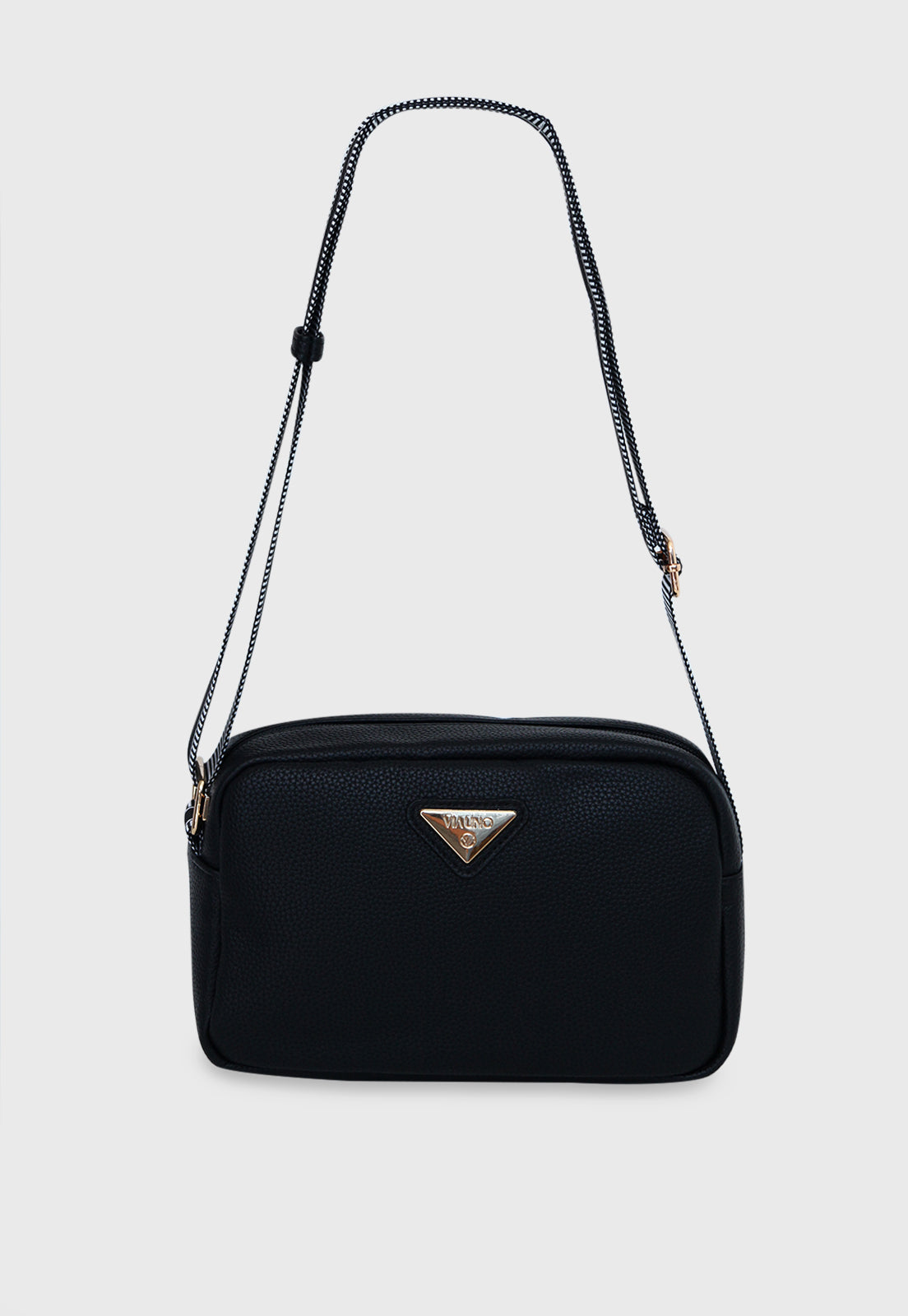 Bolsa Tiracolo VU2581 cor Preto Minimal