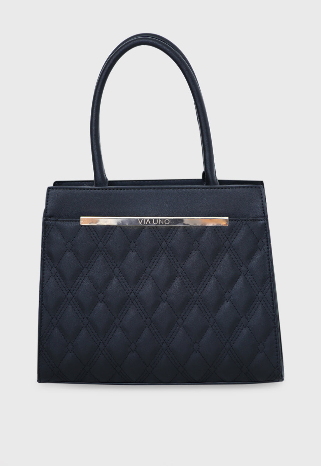 Bolsa Tote VU2586 cor Preto Matelassê