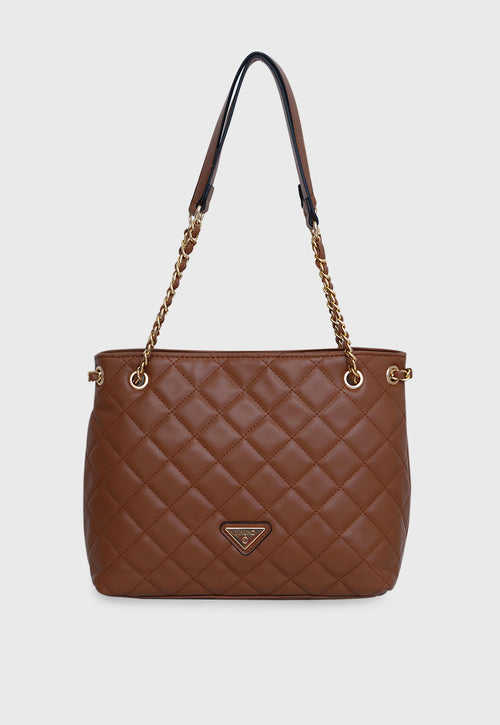 Bolsa Shoulder VU2592 cor Sella Matelassê com Corrente