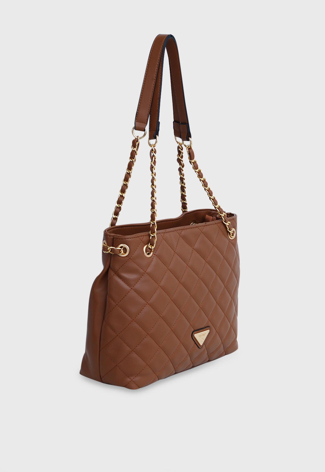 Bolsa Shoulder VU2592 cor Sella Matelassê com Corrente