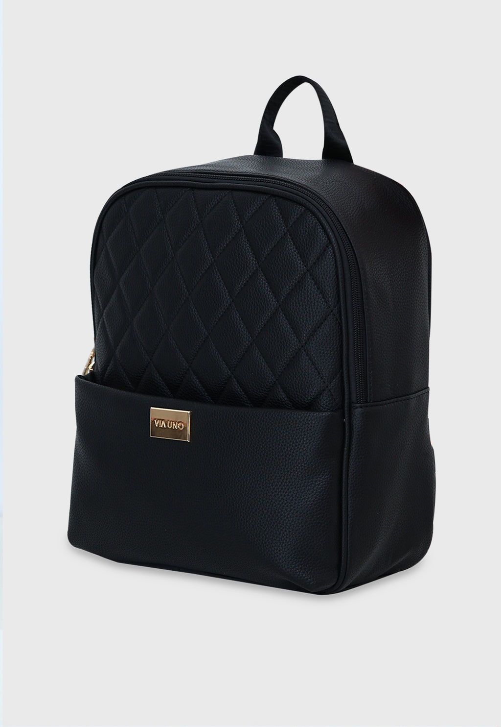 Mochila VU2601 cor Preto Matelassê