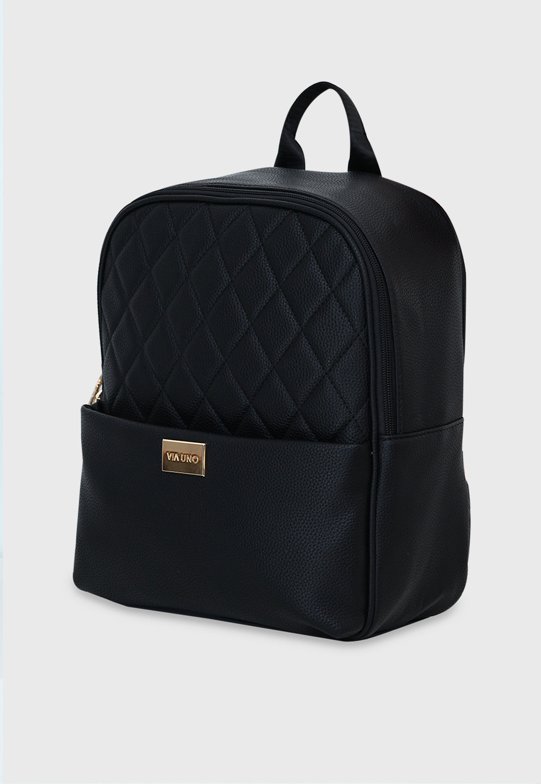 Mochila VU2601 cor Preto Matelassê