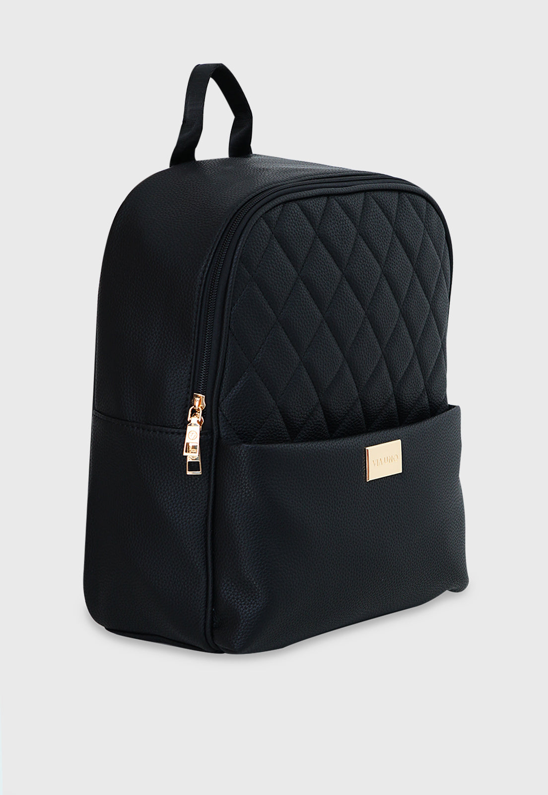 Mochila VU2601 cor Preto Matelassê