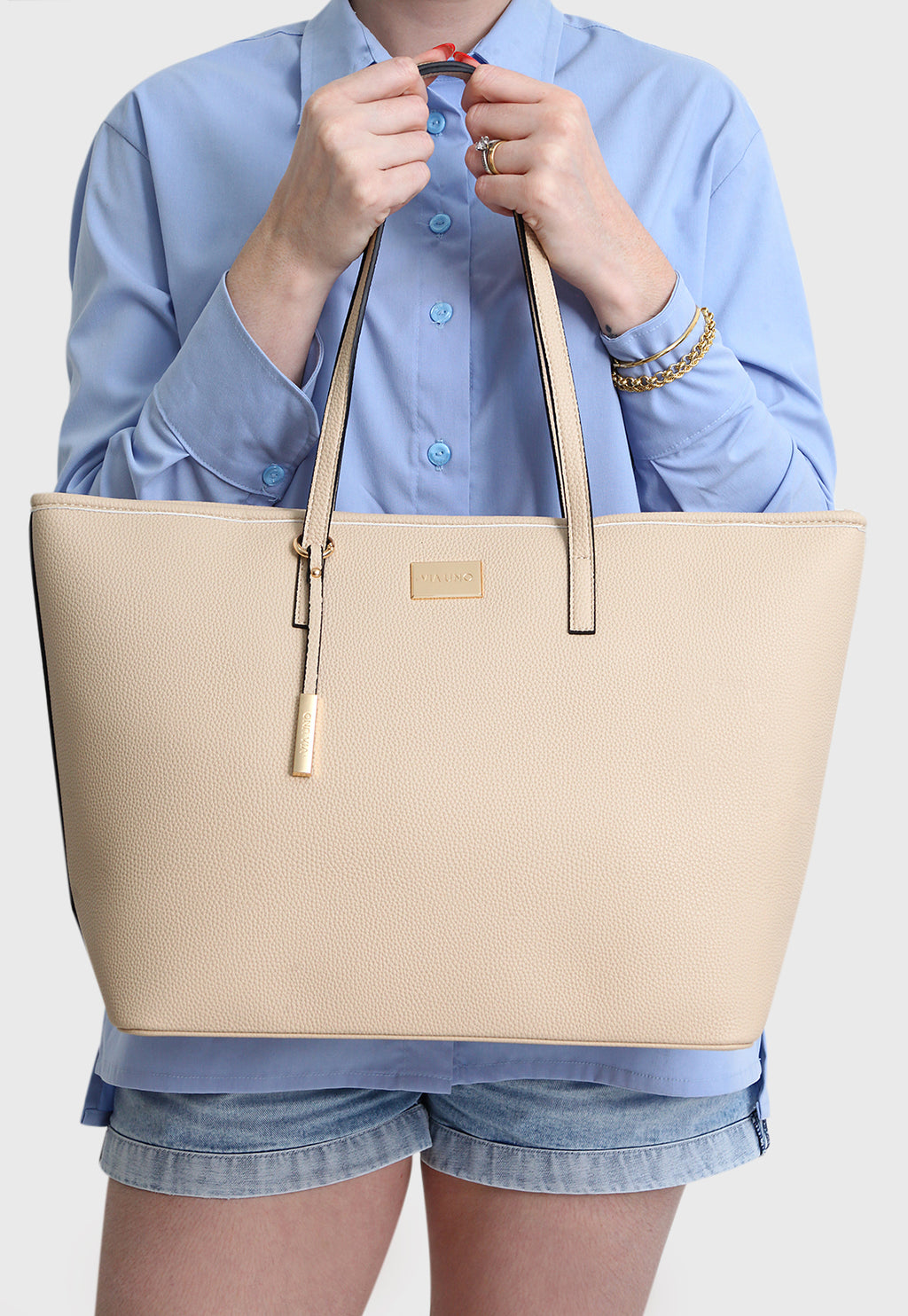 Bolsa Tote VU2603 cor Chino