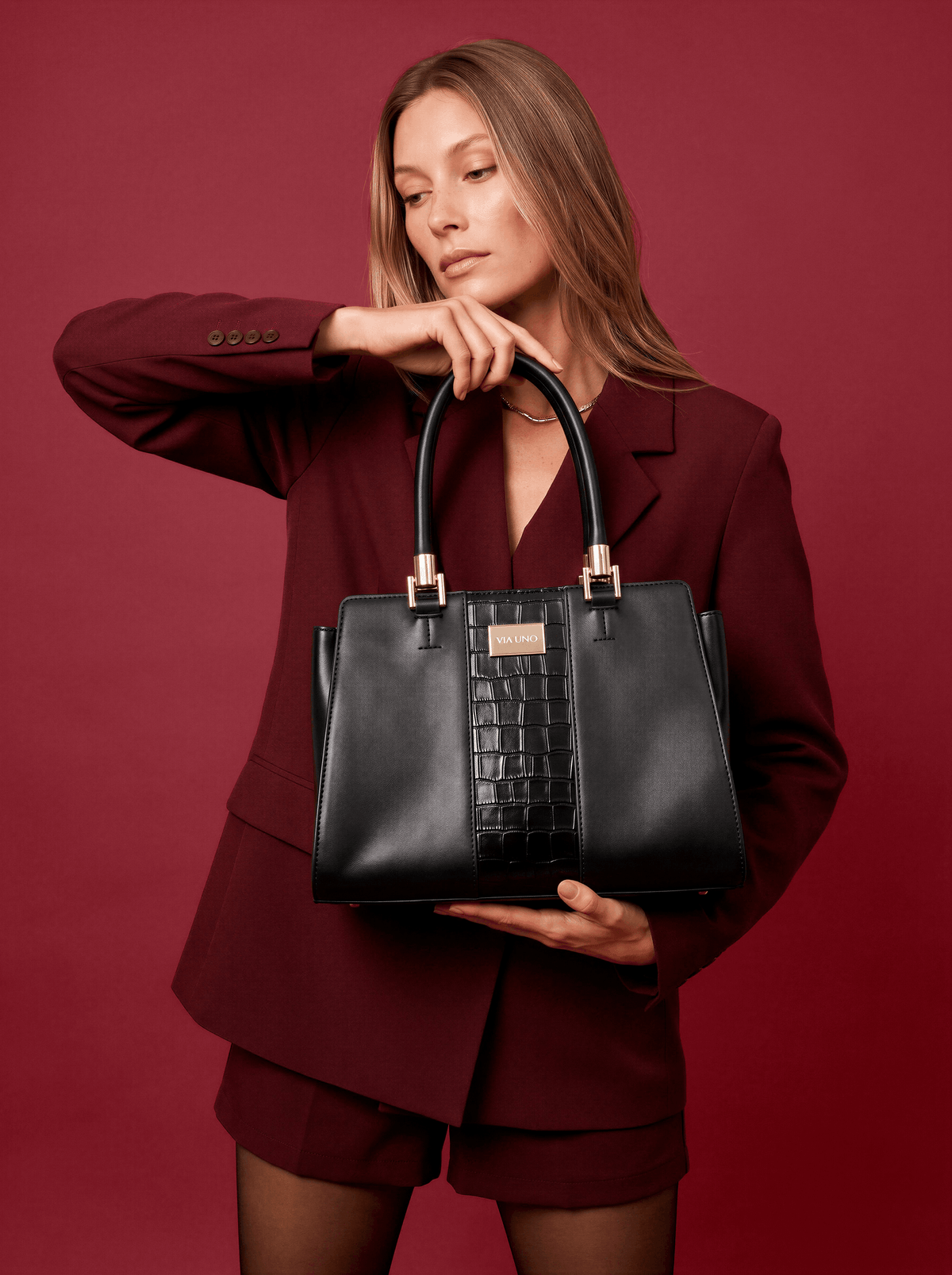 Bolsa Tote VU2587 cor Preto