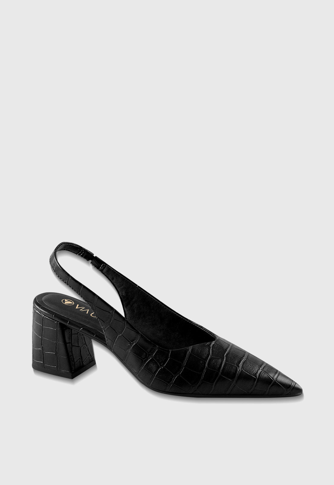 Sapato 988001 Croco Preto